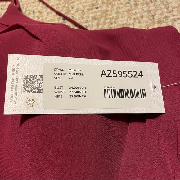 *NWT* Azazie Melinda Bridesmaids Dress - Picture 9 of 10